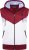 Kam Jeans TS006 Retro Pannelled Tracky Set (Shorts/Sleeveless Hoodie) Red - Trenirke kompleti - Moške Trenirke kompleti za močnejše postave