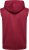 Kam Jeans TS006 Retro Pannelled Tracky Set (Shorts/Sleeveless Hoodie) Red - Trenirke kompleti - Moške Trenirke kompleti za močnejše postave