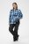 Kaffe Curve Sasja Srajca z dolgimi rokavi Blue Snake Flower - Bluze & Tunike - 