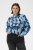 Kaffe Curve Sasja Srajca z dolgimi rokavi Blue Snake Flower - Bluze & Tunike - 