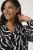 Kaffe Curve Mirta Tilly Bluza Črna/Antique Zebra Vzorec - Bluze & Tunike - 