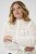 Kaffe Curve Jessa Shirt Long Sleeve White - Bluzne srajce - 