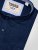 D555 Richard Oxford Srajca Z Dolgimi Rokavi TALL Temno Modra - TALL srajce - 