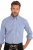 JP1880 Shirt Traditional Checked Long Sleeve Blue - Srajce - Moške srajce za Močnejše Postave