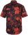 JP1880 Shirt Short Sleeve Linen Blend Red - Srajce - Moške srajce za Močnejše Postave