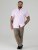 D555 James Oxford Srajca Z Kratkimi Rokavi TALL Roza - TALL srajce - 