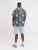 Jack & Jones Honolulu Short Sleeve Resort Shirt Black - Srajce - Moške srajce za Močnejše Postave