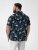 D555 Corden Hawaiian AOP Cuban Collar Resort Short Sleeve Navy - Srajce kratek rokav - 