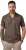 JP1880 Boxy Cuba Short Sleeve Shirt Brown - Srajce - Moške srajce za Močnejše Postave