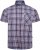 Kam Jeans 6339 Checked Short Sleeve Shirt Blue - Srajce - Moške srajce za Močnejše Postave