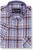 Kam Jeans 6339 Checked Short Sleeve Shirt Blue - Srajce - Moške srajce za Močnejše Postave
