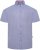 Kam Jeans 6340 Linen Mix Short Sleeve Shirt Blue - Srajce - Moške srajce za Močnejše Postave