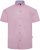 Kam Jeans 6340 Linen Mix Short Sleeve Shirt Pink - Srajce - Moške srajce za Močnejše Postave