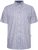 Kam Jeans 6345 Jewel Pattern Short Sleeve Shirt Blue - Srajce - Moške srajce za Močnejše Postave