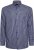 Kam Jeans 6351 Classic Gingham Shirt Long Sleeve Navy - Srajce - Moške srajce za Močnejše Postave