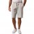 JP1880 Bermuda Sweatshorts Relaxed Fit Grey - Kratke hlače - Moške Kratke Hlače za Močnejše Postave