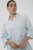 Kaffe Curve Mille Short Shirt Dress Nantucket Breeze Blue - Mini obleke - 