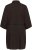 Kaffe Curve Mille Short Shirt Dress Black Coffee Brown - Mini obleke - 