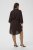 Kaffe Curve Mille Short Shirt Dress Black Coffee Brown - Mini obleke - 