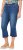 Ulla Popken Cropped Flared Eyelet Jeans Denim Blue - Kavbojke & Hlače v Velikih Številkah – Plus Size - 