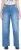 Ulla Popken Extra Wide Leg Stretch Fit Jeans Light Blue - Kavbojke & Hlače v Velikih Številkah – Plus Size - 