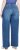 Ulla Popken Extra Wide Leg Stretch Fit Jeans Denim Blue - Kavbojke & Hlače v Velikih Številkah – Plus Size - 