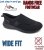 D555 Shelvey Kingsize Open Top Knitted Shoe Black - Superge - 