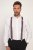 JP1880 Suspenders with Adjustable Length Burgundy Red - Modni dodatki - 