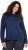 Ulla Popken Textured Glitter Embroidery Oversized Sweater Ink Blue - Puloverji & jopice - 