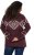 Ulla Popken Aztec Pattern Turtleneck Sweater Plum - Puloverji & jopice - 