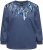 Ulla Popken Sequined Neck Long Sleeve Sweatshirt Ink Blue - Puloverji & jopice - 