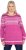 Ulla Popken Norwegian Style Pastel Tone Long Sleeve Sweater Summer Berry - Puloverji & jopice - 