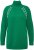 Ulla Popken Contrast Braid Turtleneck Sweater Emerald Green - Puloverji & jopice - 
