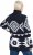 Ulla Popken Aztec-Inspired Long Sleeve Turtleneck Sweater Navy - Puloverji & jopice - 