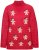 Ulla Popken Gingerbread Men Sweater Salsa Red - Puloverji & jopice - 