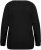 Ulla Popken Soft Fine Knit Pullover V-Neck Sweatshirt Black - Puloverji & jopice - 