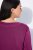 Ulla Popken Soft Fine Knit Pullover V-Neck Sweatshirt Dark Lilac - Puloverji & jopice - Udobni puloverji in pletenine
