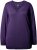 Ulla Popken Casual V-Neck Long Sleeve Sweater Deep Violet - Puloverji & jopice - 