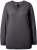 Ulla Popken Casual V-Neck Long Sleeve Sweater Charcoal Grey Melange - Puloverji & jopice - 