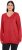 Ulla Popken Casual V-Neck Long Sleeve Sweater Salsa - Puloverji & jopice - 