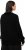 Ulla Popken Lace-Up Cuff Long Sleeve V-Neck Sweater Black - Puloverji & jopice - 