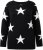Ulla Popken Glitter Stars Soft Knit Sweater Black - Puloverji & jopice - 