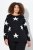 Ulla Popken Glitter Stars Soft Knit Sweater Black - Puloverji & jopice - Udobni puloverji in pletenine