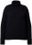 Ulla Popken Turtleneck Sweater with Ribbed Inserts Black - Puloverji & jopice - 