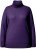 Ulla Popken Turtleneck Ribbed Trim Long Sleeve Sweater Deep Violet - Puloverji & jopice - 