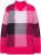Ulla Popken Grand Check Long Sleeve Sweater Red Pink - Puloverji & jopice - 