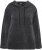 Ulla Popken Chenille Knit Hoodie Graphite Grey - Puloverji & jopice - 