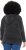 Ulla Popken Chenille Knit Hoodie Graphite Grey - Puloverji & jopice - 
