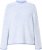 Ulla Popken Striped Wool Blend Turtleneck Sweater Sky Blue - Puloverji & jopice - 
