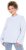 Ulla Popken Striped Wool Blend Turtleneck Sweater Sky Blue - Puloverji & jopice - 
